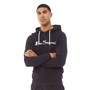 Ben Sherman Mens Large Logo Hoodie Navy
