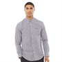 Ben Sherman Herren Gingham Hemd mit langem Arm Navy kariert