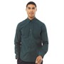 Ben Sherman Herren Gingham Hemd mit langem Arm Blaugrün kariert