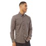 Ben Sherman Herren Multi Floral Hemd mit langem Arm Mehrfarbig
