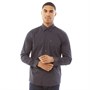 Ben Sherman Mens Long Sleeve Scattered Square Print Shirt Midnight