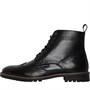 Ben Sherman Herresko i Sort Læder Brogue Støvler