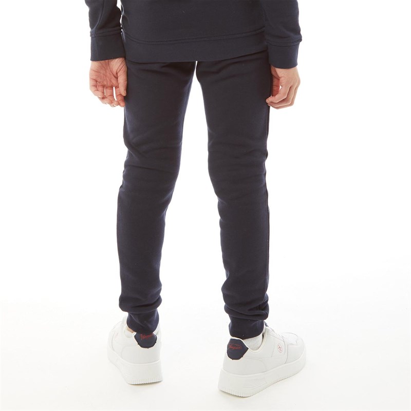 Ben Sherman Boys Script Outline BB Joggers Navy Blazer