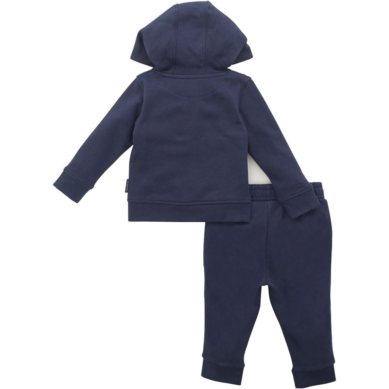 Ben Sherman Infant Original Zip Through And Joggers Set Navy Blazer