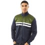 Ben Sherman Mens Colour Block Tricot Track Top Navy