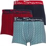 Ben Sherman Herren Zane Boxershorts Navy