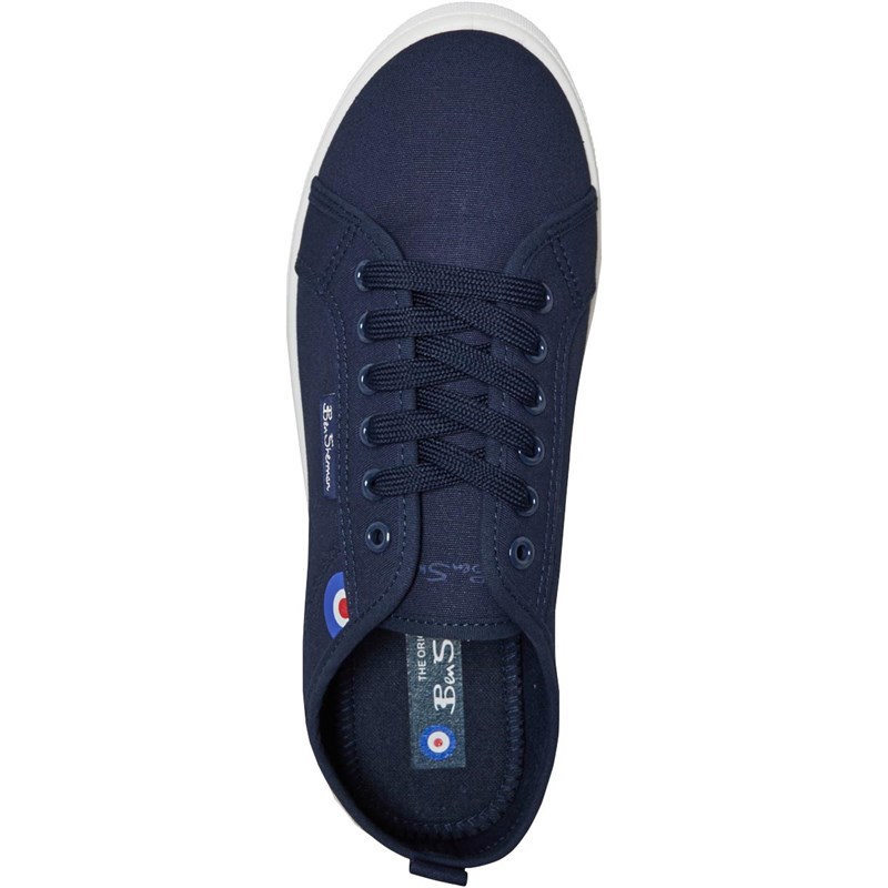 Buy Ben Sherman Mens Southside Canvas Pump Navy