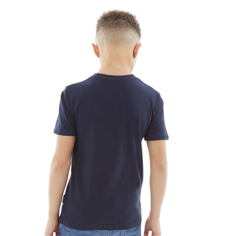 Ben Sherman Boys Manual T-Shirt Navy Blazer