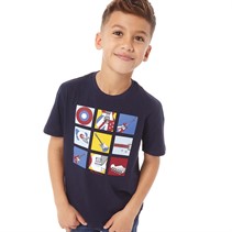 Ben Sherman Infant Boys Wall Of Sound T-Shirt Navy Blazer