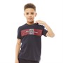 Ben Sherman T-Shirts Big Barcode Garçon Bleu Marine