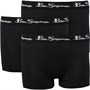 Ben Sherman Boys 3X Waterfall Boxers Black