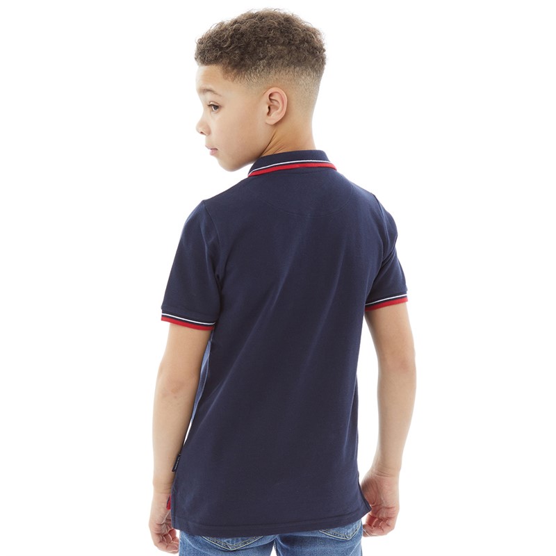 Ben Sherman Boys Romford Polo Navy Blazer