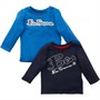 Ben Sherman Baby Outline Two Pack T-Shirt Navy Blazer