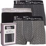 Ben Sherman Męskie Zane Trunks Bokserki Czarny