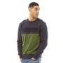 Ben Sherman Mens Sports Logo Sweatshirt Dark Navy