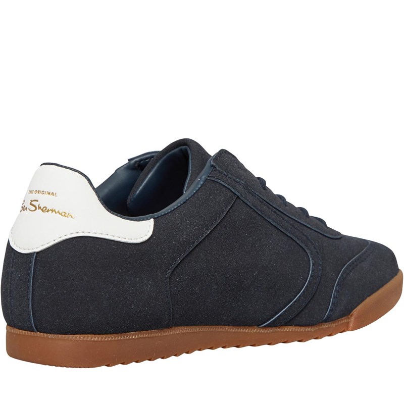 Ben Sherman Mens Target Trainers Navy/Gum