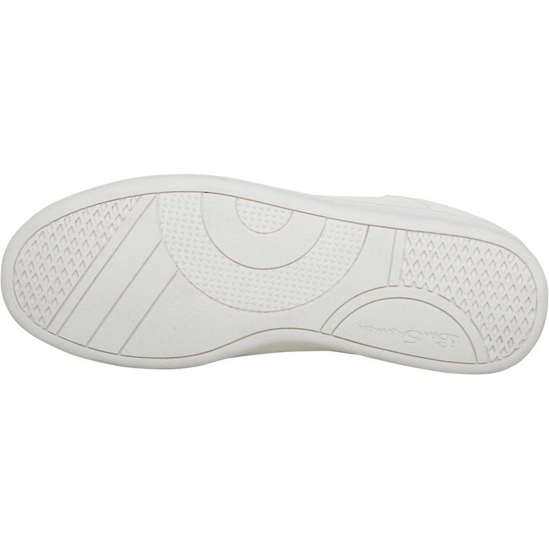Baskets Benhomme Ace Cupsole En Cuir Blanc - Semelle XLITE Légère, Tailles 40 42 44 46