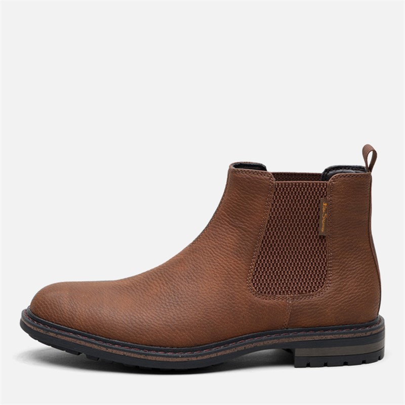 Bottines Chelsea Bruno Marc Pour Homme - Marron Foncé, Taille 42.5 EU, Semelle Antidérapante, Facile à Enfiler