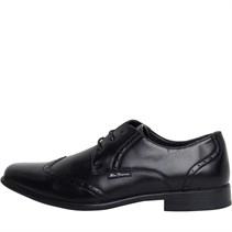 Ben Sherman Mens Durham Brogue Shoes Black