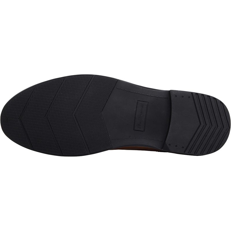 Ben Sherman Mens Tenet Plain Toe Shoes Caramel Tan