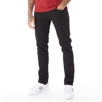 Ben Sherman Mens Slim Fit Jeans Black Rinse Wash