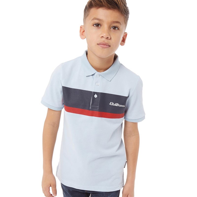 Buy Ben Sherman Boys Block Mod Polo Skyway