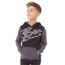 Ben Sherman Boys Angled Ben BB OTH Hoodie Black
