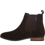 Ben Sherman Mens Hugo Suede Chelsea Boots Brown