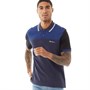 Ben Sherman Mens Colour Block Polo Dark Navy