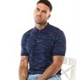 Ben Sherman Polos à manches courtes Wave Print Homme Bleu Marine