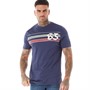 Ben Sherman T-Shirts 1963 Retro Stripe Homme Bleu Marine