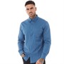 Ben Sherman Chemises à Manches Longues Oxford Homme Bleu