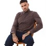 Ben Sherman Heren House Overhemden met lange mouwen Multi Geruit