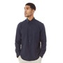 Ben Sherman Mens Long Sleeve Oxford Shirt Dark Navy