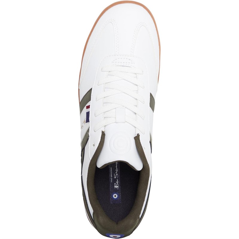 Ben Sherman Mens Weller Trainers White
