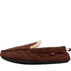 Image of Ben Sherman Mens Four Seasons Moccasin Slippers Chocolate