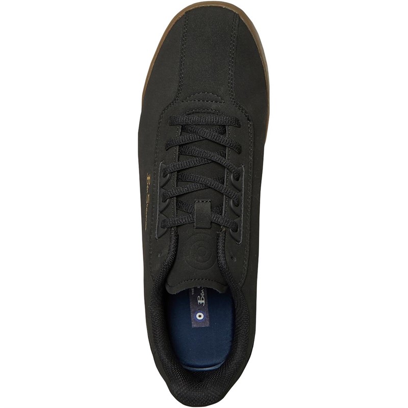 Ben Sherman Mens Terrace Talk Trainers Black