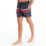 Ben Sherman Mens Vilanculas Panel Swim Shorts Navy
