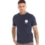 Ben Sherman Mens Chest Target T-Shirt Navy