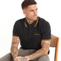 Ben Sherman Mens Twin Tipped Polo Black
