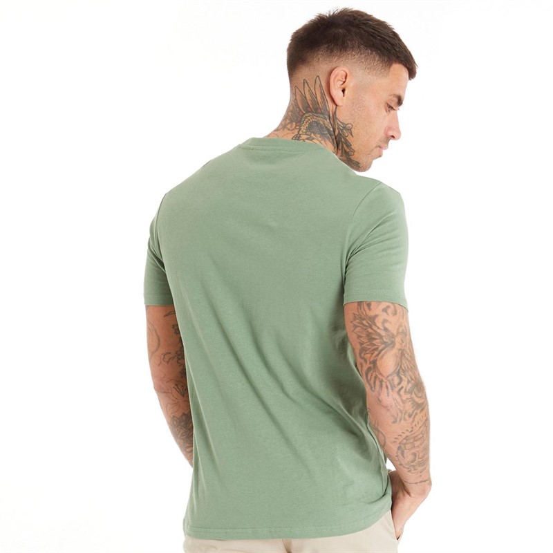 Ben Sherman Mens Chest Target T-Shirt Grass Green