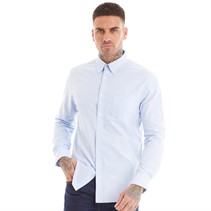 Ben Sherman Mens Long Sleeve Oxford Shirt Sky