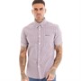 Ben Sherman Mens Short Sleeve House Check Shirt Red