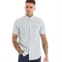 Ben Sherman Mens Short Sleeve House Check Shirt Sky Blue