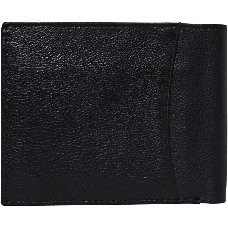 Ben Sherman Mens Burns Bill Fold Wallet Black