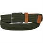 Ben Sherman Mens Plain Web Belt Khaki/Tan Trim