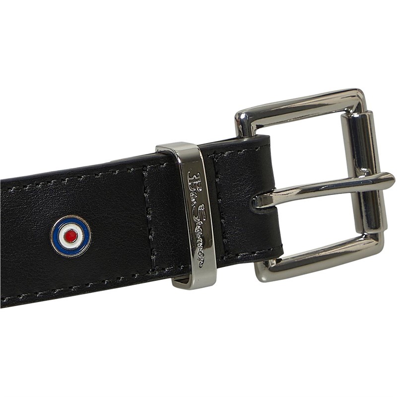 Ben Sherman Mens Jackson Belt Black