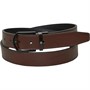 Ben Sherman Mens Webber Reversible Belt Black/Chocolate