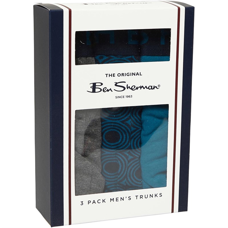 Ben Sherman Herren Wesson Trunks Boxershorts Mehrfarbig