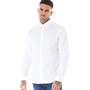Ben Sherman Mens Texture Formal Shirt White